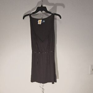 Elegant Gray Sleeveless Top (1175)